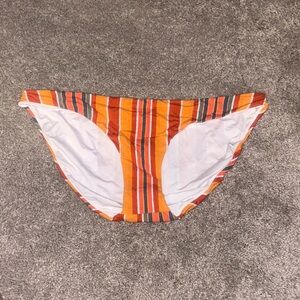 Cotton On Orange Striped Bikini Bottom size XL new